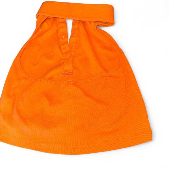 orange backless halter top - Picture 3 of 3